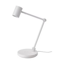 이케아 NYMANE 뉘모네 독서등+무선충전대/탁상스탠드/전구미포함/무드등/인테리어/조명, 화이트_604.486.10