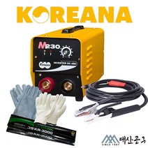 코리아나 용접기 인버터 직류 아크용접기 M230, 16SQ 케이블추가(어스5M 홀더10M)