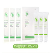 TS 착한미백 치약 오렌지 페퍼민트향, 150g, 3개