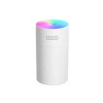 기화식가습기 천연 자연 부직포 가습기 USB 음소거 가습기 나노 스프레이 타이밍 아로마 테라피스트 데스크, 05 White (270ml)