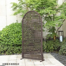 정원 울타리 담장 휀스 조립 창고 농막 펜스 이동 주택 휀스문, 120x60 로들리 브라운