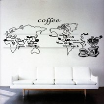아트박스/꾸밈 is127-커피지도(Coffee Belt), 초콜렛브라운