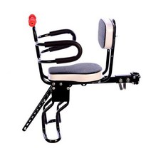 킥보드아기안장 어린이자전거안장 아기의자 유아안장 분리형 어린이 자전거 좌석 앞 마운트 아기 안장 캐리어 난간이 있는 안전 시트 유아 액세서리, [02] Halfcircle Seat