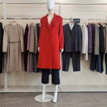 블루페페 중앙로 히든버튼 캐시미어 울코트RD 214MSG708