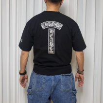 [haeil] 일자 자수패치 덤블덴타 반팔티(231)