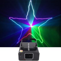 Show Time RGB 풀 컬러 빔 라인 스캔 레이저 광 단일 구멍 사각형 효과 조명 바 KTV 홈 엔터테인먼트 무대 공연용, RGB 3IN1