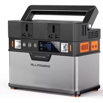 캠핑발전기 무소음 allpowers 휴대용 288wh 78000mah dc ac 인버터가있는 발전소 비상 전원 공급 장치 무선 출력, 유럽 ​​연합