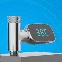 샤워기온도계 LED 스마트 수온계 탕온계 물온도 조절 욕실 수도꼭지 전자식 반려동물 수력, 선택1, 온도 표시기