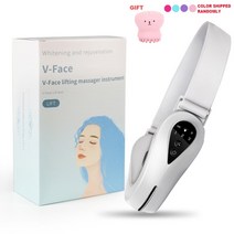 피부 미용 맛사지 관리 레이저 페이스 리프팅 머신 전기 V-페이스 쉐이핑 마사지 진동 슬리밍 이중 턱 감속기 V-라인 뺨 리프트 업 페이스 슬리밍, 1-협력사, 선물로