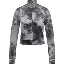 Juicy Couture Lieu 벨로ur 타이 Dye T레인ings재킷 슈바르츠 그레이