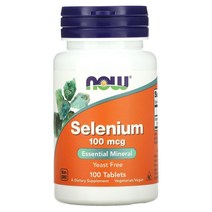나우푸드 Now Foods 셀레늄 100mcg 100정101118, 100 개 -선택하신 용량이 사진보다 우선합니다.