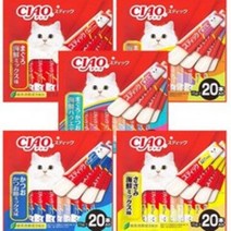 이나바 챠오스틱 버라이어티 20개입, 참치가다랑어 버라이어티 20P TSC134