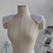 보드레 어깨라인 어깨패드 어깨뽕 수선 4mm 6mm 8mm 10mm 동대문 의류부자재, 검정, 1개