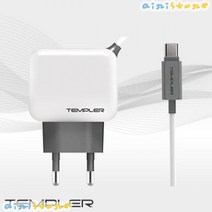 [airistore] 템플러 2.1A 가정용 일체형 충전기 24핀 C타입용, 상세페이지 참조