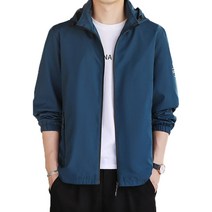 남자 봄 가을 간절기 바람막이 후드 집업 자켓 항공점퍼