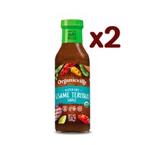 오가닉빌 참깨 세서미 데리야끼 소스 376g x2팩