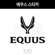 TaD 에쿠스 스티커 데칼 튜닝 자동차, 체리레드