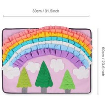 dog mat sniffing pad 담요 강아지 훈련 퍼즐 toydog toys pet slow feeder snuffle mat iq foraging 기술 훈련 먹이, sankeshu