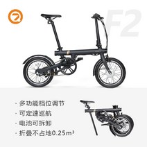 노인용 전동 자전거 전기 팻바이크 간편한 이륜차, 36V, 6AH, 얼티밋 블랙 업그레이드 2세대 F2