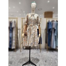 써스데이아일랜드 빅카라 미니 패턴 원피스(T224MOP257W)