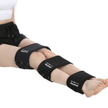 조정 가능한 성인 어린이 아름다움 다리 밴드 ox 유형 다리 교정 밴드 숙인 다리 무릎 외반 교정 자세 교정기, 검은색