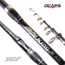 YGF 마이티킹 360 장어 원투낚시대 민물 바다 대물로드 장어대 릴낚싯대, one color free