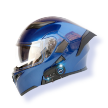 벤시 오픈페이스 오토바이 헬멧 Y-2, 유광블랙, 투명, M