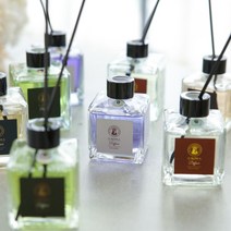 에이로마 사각디퓨저 130ml 주방 거실 침구 냄새제거 프리미엄 향 방향제, 블랙체리