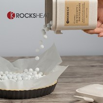 ROCKSHEAT ROCKSHEAT 세라믹 파이 베이킹 프레스 스톤 누름돌, 1개