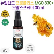 태파스토어 하이웰 프리미엄 프로폴리스MGO830+오랄스프레이30ml 하이웰프로폴리스, 2개