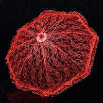 레이스 꽃 우산 웨딩 장식 신부 수제 사진 소품 우산 파라솔 3 색상 다른 패턴