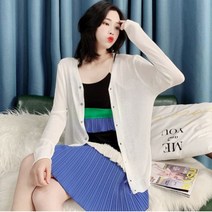 흰티 에 잘어울리는 가벼운 봄가을 여자 루즈핏자켓 결혼식복장 가디건