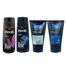 AXE 악스 맨 데오드란트 바디스프레이 아나키113g+익사이트113g+바세린 맨 페이스 워시 클렌징 폼 헬씨브라이트100g+오일컨트롤100g