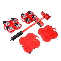 공구 전문 가구 무버 툴 세트 무거운 물건 운송 리프터 바퀴 달린 발동기 롤러 휠 바 포함 이동 핸드 장치, [02] A 5pcs