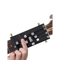 초보 기타 코드 연습기 장착 운지법 레슨용 독학용, (화이트)코드+12번선택+전자악보+튜토리얼