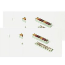 메종브아시에 바닐라 초콜릿 라즈베리 카라멜 박스 110g Maison Boissier Plumier, 6팩