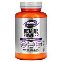 NOW Foods Sports Betaine Powder 170 g (53일분), 기본