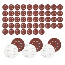 ZIO-BIZ 원형사포 240방 50장세트 125mm X 125mm / 원형 사포 샌딩페이퍼 샌드페이퍼 샌딩사포 연마지 목공사포 목공용사포 종이사포 전동드릴사포 드릴사포 드릴용사포, 1개