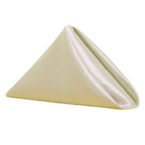 정사각형 새틴 테이블 냅킨 50cm x 50cm 부드러운 손수건 로맨틱 웨딩 연회 테이블 천 저녁 식사 장식 맞춤, Beige