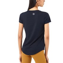 룰루레몬 Lululemon 요가 옷 반팔 여성용 표준 느슨한 고탄성 신속한 건조 스포츠 피트니스 의류