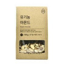 올가 간식 유기농 아몬드 슬라이스 (100g) 명절 회사 탕비실 캠핑 아이들 선물, 2개