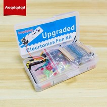 아두이노 센서 키트 full diy electronic kit 830 breadboard jumper wire power supply capacitor led light for, 풀세트