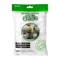 필터테크 클린싱크 싱크대 배수구 음식물 거름망, 50개입, 4개