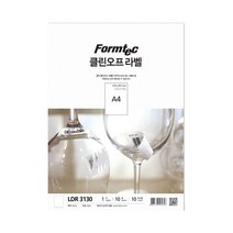 365C 폼텍 클린오프라벨 LDR 3130 10매 1칸, 본상품선택