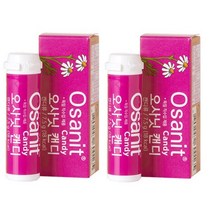 오사닛 캔디 7.5g 자일리톨 1개 젖니통증 이앓이 캔디 유아사탕 아기사탕, 오사닛 자일리톨, 2개