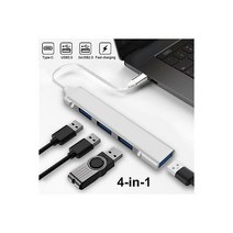 아이맥 허브 USB 도킹 스테이션 4 Port 3.0 Type C Hub Adapter Data Splitter for PC iMac Pro MacBook Air