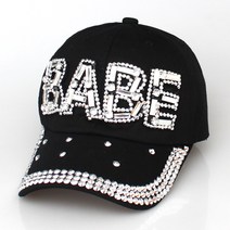 BABE 블랙 큐빅모자 (무료배송 이벤트)