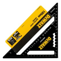 디월트 삼각각도자 목공자 스피드스퀘어 제도용품 각도자, DWHT25227 (180mm)