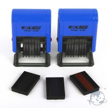 VEDANA 자동넘버링스탬프 리필패드 도장잉크패드, 흑색 1개입