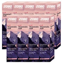 2080 퓨어 마운틴 핑크 솔트 치약 125g, 9개